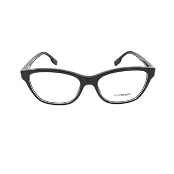 BURBERRY Eyeglasses BE 2346 3001 Black at Amazon Men's